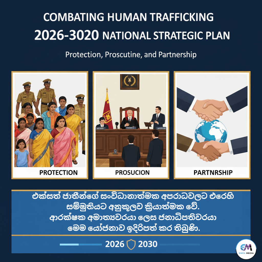 මිනිස් ජාවාරම මැඩලීමට 2026-2030 ජාතික උපායමාර්ගික සැලැස්මක්