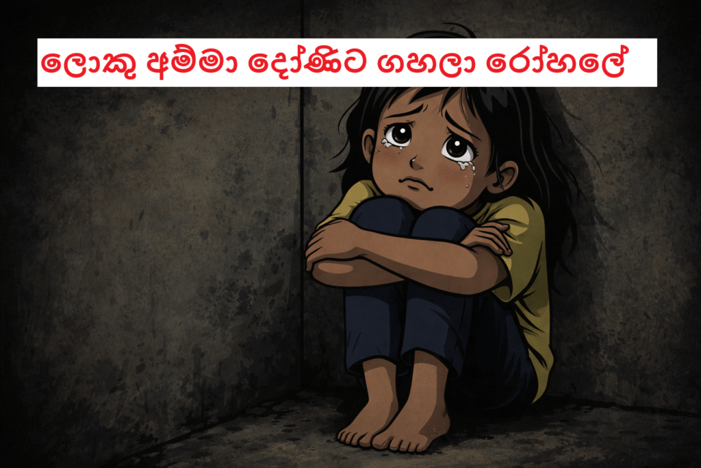 ලොකු අම්මාගේ පහරින් 15 හැවිරිදි දැරියක රෝහල් ගත කරයි