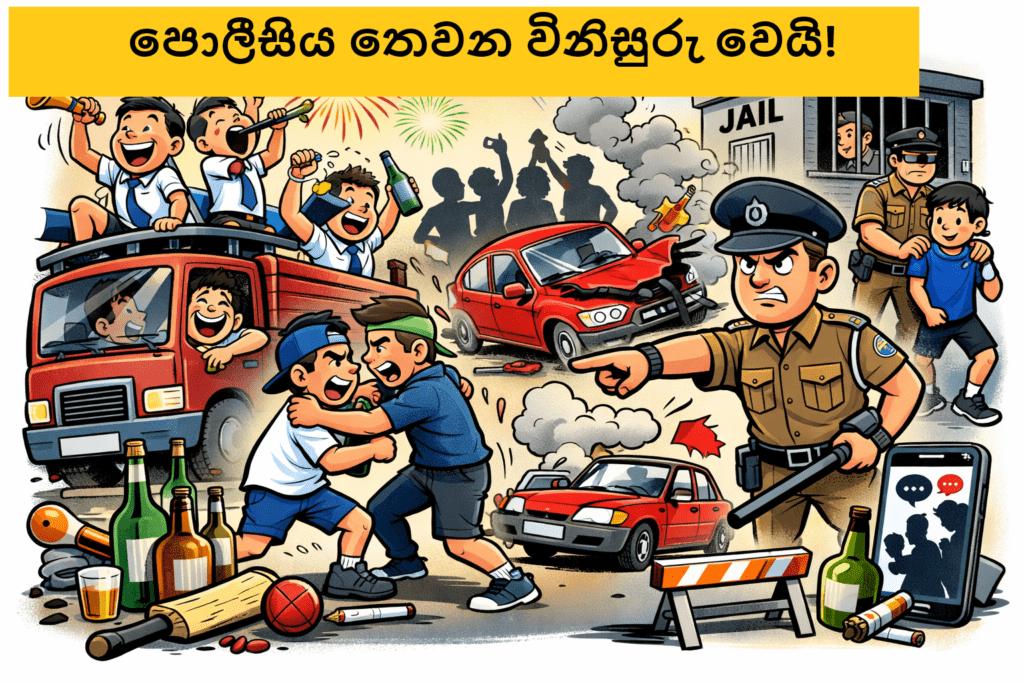 ක්රිකට්වලට පොලිසිය තුන්වන විනිසුරු වෙයි! ක්රිකට් කූරට ..බැටන් පොල්ලක් සම්බන්ධ වෙයි ……?