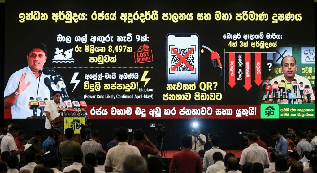 අප්රේල් විදුලි කප්පාදුව ස්ථිරයි: බාල ගල් අඟුරු නිසා කෝටි 849ක මහා පරිමාණ පාඩුවක්!