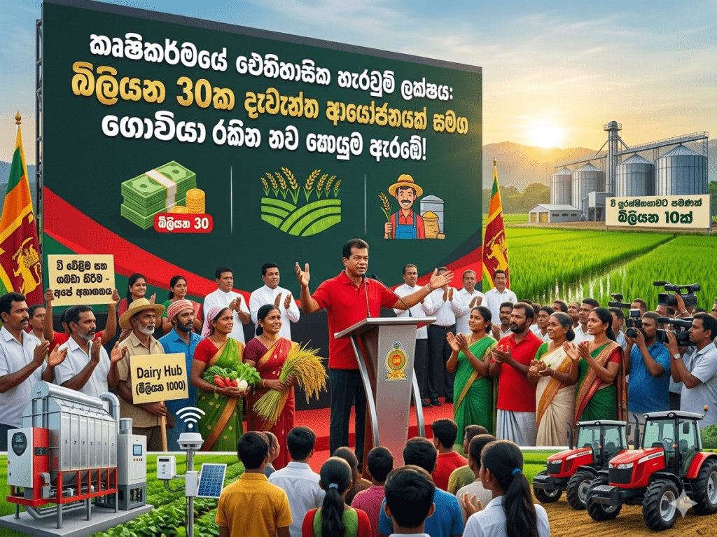 දැවැන්ත ආයෝජනයක් සමඟ ගොවියා රකින නව මෙහෙයුම ඇරඹේ! ලාල් කාන්ත ඇමති කුඹුරට බසී!