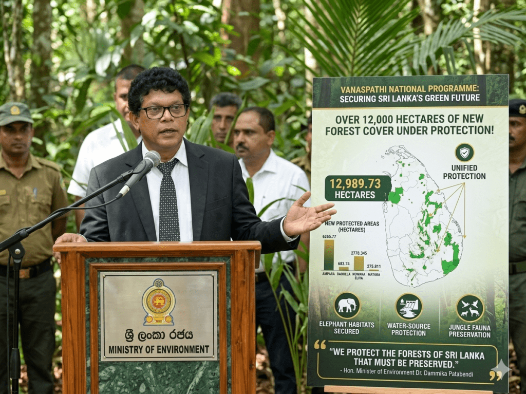 මතු පරපුරේ හුස්ම සුරැකෙන ‘වනස්පති’: රක්ෂිත 50ක් අද සිට ගැසට් කෙරේ!