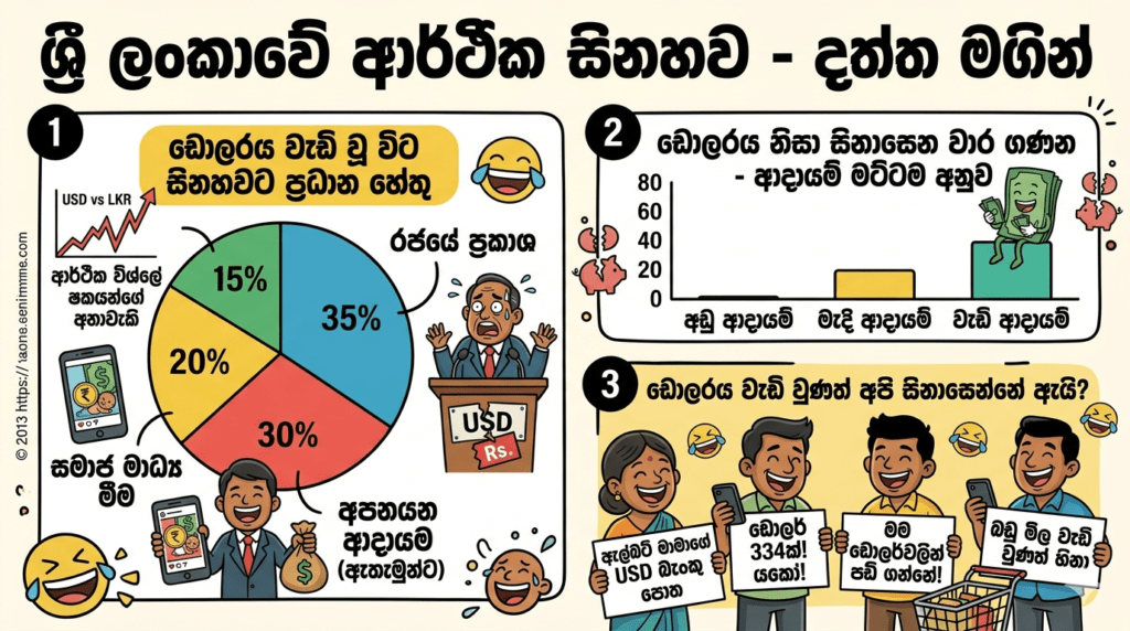 රුපියල තවත් පල්ලමට! ඩොලරයේ විකුණුම් මිල 334 සීමාවත් උඩුයටිකුරු කරයි!