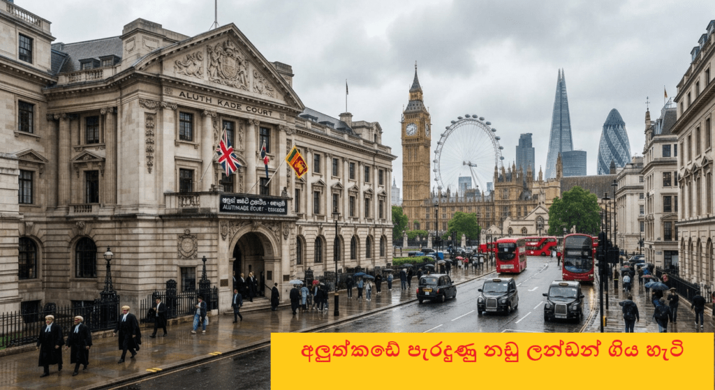අලුත්කඩේ පැරදුණු නඩු ලන්ඩන් ගිය හැටි අගනේ ය.