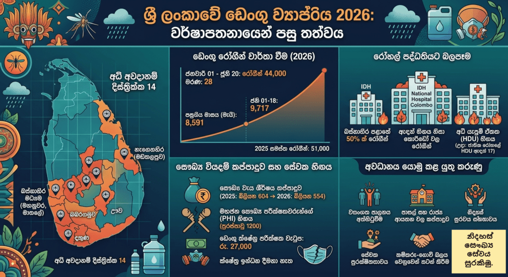“ඩෙංගු මඳුරුවා ආණ්ඩුවට කණට ගසයි! – රටම ගිලගන්නා මාරක වසංගතය හමුවේ මැති ඇමති සහ බලධාරීන්ගේ ‘නිද්රාශීලී’ ප්රතිපත්තිය මෙන්න!”