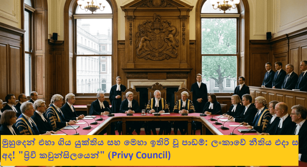 මුහුදෙන් එහා ගිය යුක්තිය සහ මෙහා ඉතිරි වූ පාඩම්: ලංකාවේ නීතිය එදා සහ අද!