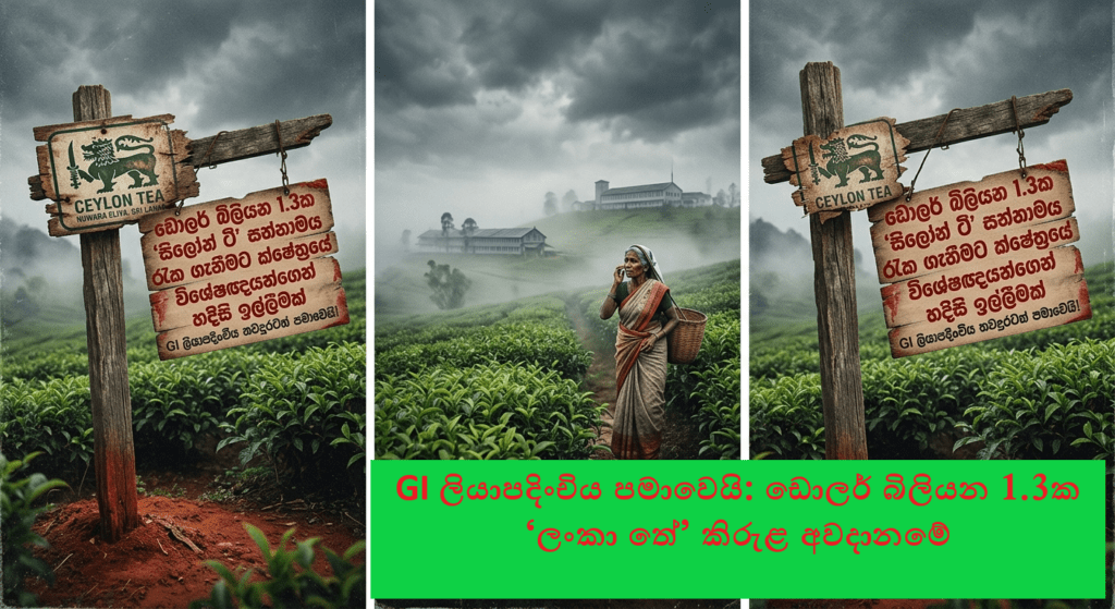 GI ලියාපදිංචිය පමාවෙයි: ඩොලර් බිලියන 1.3ක ‘ලංකා තේ’ කිරුළ අවදානමේ