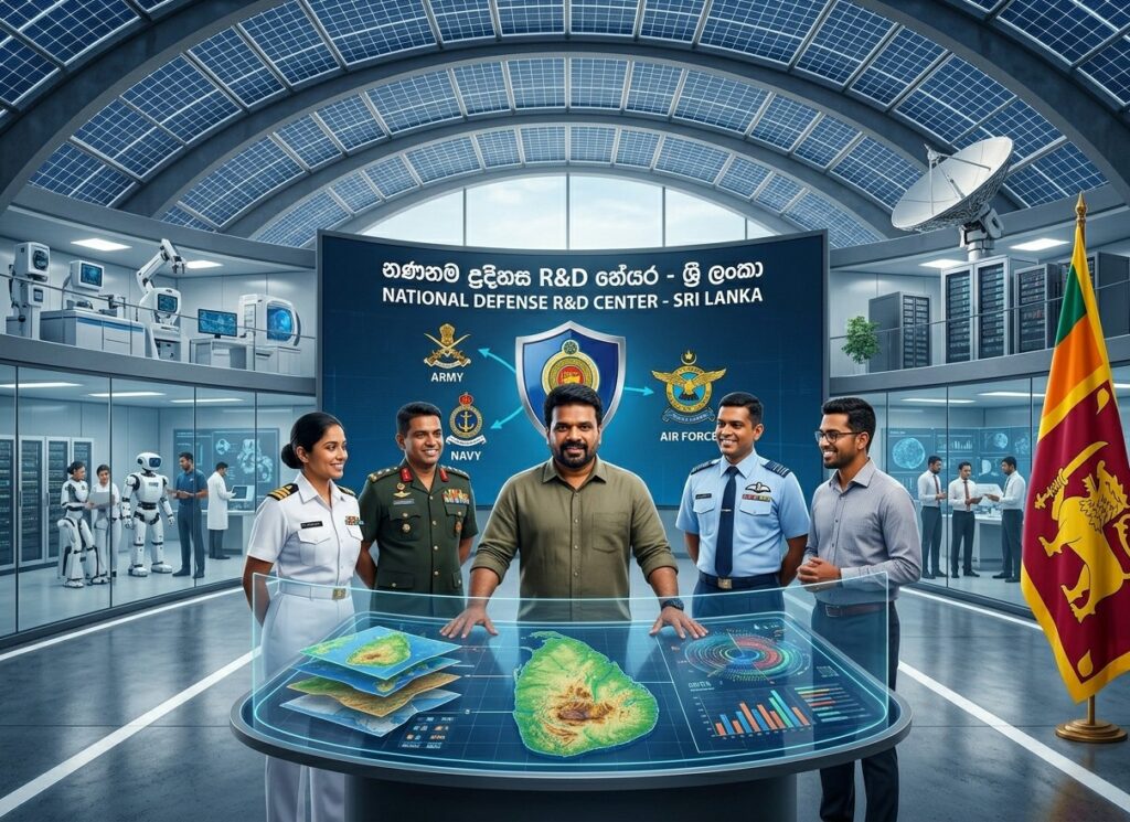 ආරක්ෂක හමුදාවල සියලු පර්යේෂණ ඒකක එක වහලක් යටට!