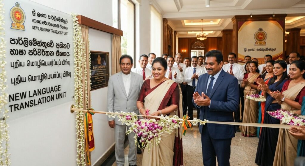 පාර්ලිමේන්තු ඉතිහාසයේ නව පියවරක් සනිටුහන් කරමින් අභිනව භාෂා පරිවර්තන ඒකකය විවෘත කෙරේ