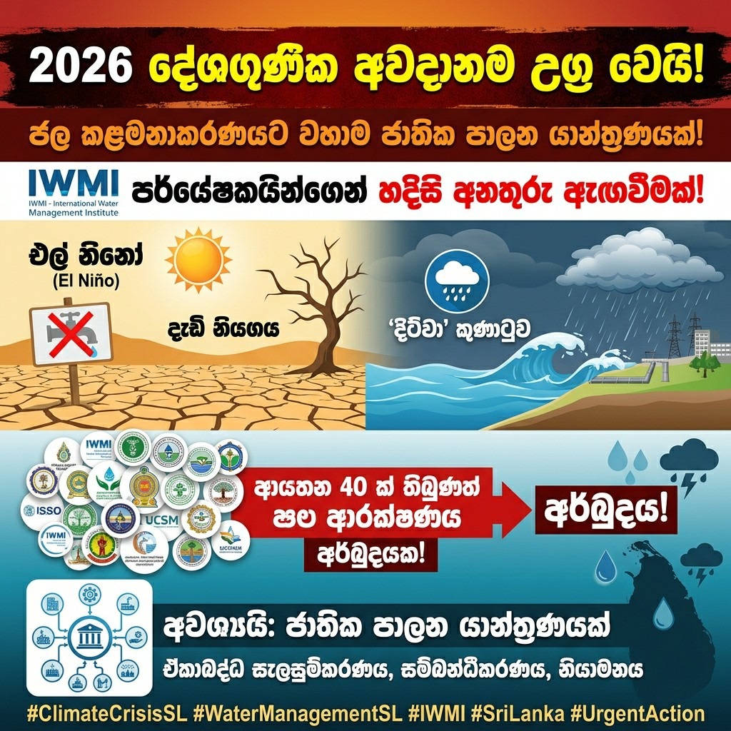 2026 දේශගුණික අවදානම උග්ර වෙයි!